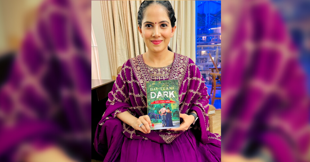 Spiritual Icon, Jaya Kishori launches Sunil Sihaag's novel 'Day Turns Dark' which is set to shortly release as a web series